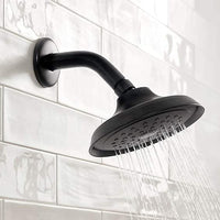 Matte Black 15cm Wall-Mount Shower Arm Replacement for Angle Shower Head