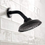 Matte Black 15cm Wall-Mount Shower Arm Replacement for Angle Shower Head