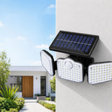 3 Head Solar Motion Sensor Light 321 LED for Garden Wall Outdoor