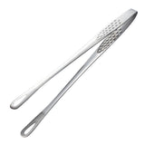6 Pcs Long Handle Food Tongs Stainless Steel Grill Tweezers