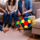 Indoor Soccer Ball Lightweight Training Football for Beginners Juggling Dribbling Passing Home Practice