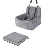 Booster Seat Dog Auto Seats for Small Medium Dogs Gray