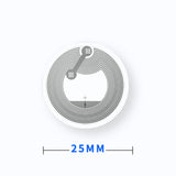 50 PCS Rewritable NFC Tag Stickers 13 Point 56MHz 180B Memory White 25mm