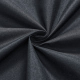2PCS Blackout Curtains with Black Liner for Bedroom Living Room Black