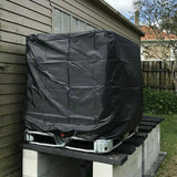 Weather Resistant Protective Cover for 1000L IBC Tank Black