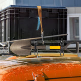 8PCS Heavy Duty Metal Rubber Shovel Mount Kit Truck For Roof Rack Garage