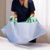 Absorbent Bed Pad Washable Leak-Proof with 8 Handles for Adults & Seniors