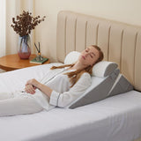 Wedge Pillow Headboard for After Surgery Adjustable Wedge Pillow for Acid Reflux Relief