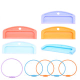 20Pcs Card Holder Sleeves with Rings Compatible with Yoto Cards Individual Card Storage Slots