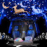Ocean Star Projector Night Light Rotating Galaxy Lamp Bedroom Decor