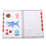 Grooved Handwriting Drawing Practice Book Set for Little Ones