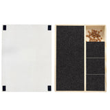 Dog Durable Wooden Nail Scratch Pad Portable Multi-Functional Nail Care Boards for Indoor/Outdoor Training