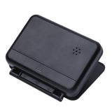 Smart Digital Alarm Clock with Temperature Display Snooze Function and LED Backlight Black