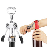 Wine Opener Wing Corkscrew and Beer Bottle Opener for Kitchen & Bar