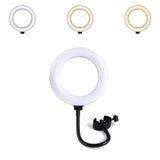 Ring Light with Overhead Camera Phone Mount for Video Recording and Zoom Meetings