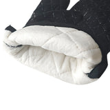 Cotton Silicone Oven Mitts with Pot Holders Set