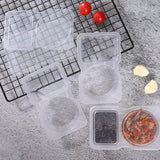40Pcs Set Reusable Snack Containers with Lids Stackable Double Compartment Snack Box for On-the-Go Meals and Camping