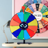 30cm Tabletop Prize Wheel Spinner with Stand for Games and Carnivals Style 1