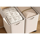 Under Desk Rolling Storage Cart with Lid Office Organizer Under Desk Utility Cart