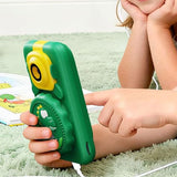 2 in 1 Smart Phone Toy with Microscope Camera Mini Pocket Handheld STEM Educational Toy - Green