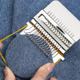Mini Darning Loom Kit DIY Clothing Repair Kit with Darning Egg and Hook for Beginners