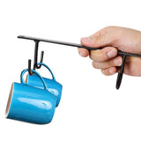3PCS Under Cabinet Mug Hooks Coffee Cup Holder