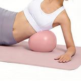 Small Exercise Ball 9 Inch Mini Pilates Ball Anti Burst and Slip Resistant Mini Yoga Ball for Stability Fitness Pink