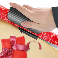 Wrapping Paper Cutter with Replacement Blade Christmas Wrap Roll Cutting Tool