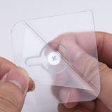 10 Pack 6x6cm Invisible Picture Hooks Adhesive Wall Hooks No Drill Wall Hanging Hooks for Frames Clocks Towels