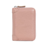 Men's Credit Card Holder Leather Wallet Business Case Slim ID Purse Pink