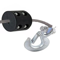 Winch Cable Stopper Rubber Line Stop Hook Saver with Allen Wrench