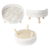 Elevated Dog Cat Bed Raised Pet Sofa with Legs