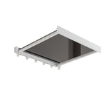 Retractable Pull Out Laundry Rack Wall Mount Space Saving Drying Rack for Bathroom Laundry Room White