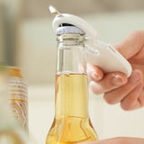 2 Pcs 5 in 1 Jar Bottle Can Opener Easy Attach Storage White