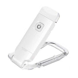USB Rechargeable Clip On LED Book Light for Bed Night Reading White