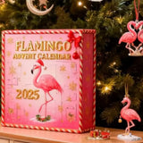 2D Flat Advent Calendar Surprise Box Flamingo-Themed Christmas Gift