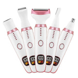 5-in-1 Electric Razor Shavers for Women Painless Bikini Trimmer Face Razors