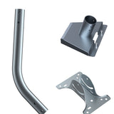 39CM Adjustable Mount Compatible with Starlink Gen 3 V3 4 4X Carbon Steel Wall Roof Mount Bracket Grey