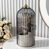 Toothbrush Holders with Sliding Lid Rotating Bathroom Organizer Countertop for Vanity Makeup Brushes Holder Black