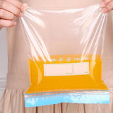 70 PCS Double Zipper Seal Reusable Freezer and Food Storage Bags