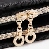 Travel Jewelry Case Organizer with Zipper Foldable Jewelry Bag for Earrings Rings Necklaces Bracelets