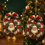 Christmas Patchwork Ball DIY Craft Kit for Adults Ornaments Style 1