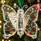 4 PCS Acrylic Christmas Cash Gift Ornaments with Money Holder Slots