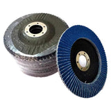 10 PCS 125MM Angle Grinder Flap Sanding Disc 40-80 Grit Grinding Wheel