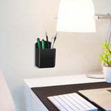 2 PCS Remote Control Holders Wall Mount Self Adhesive for Home Office School Black