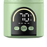 Portable Bottle Warmer  Heating Cup 35 Degrees Celsius to 70 Degrees Celsius  for Travel
