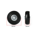 2 Sets of Luggage Replacement Wheels 8PCS Silent Suitcase Roller Wheels for Travel Suitcase