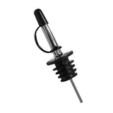 12Pcs Liquor Pour Spout With Dust Caps - Bottle Pourers for Alcohol Silver