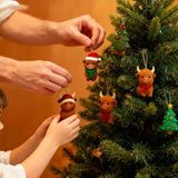 2D Highland Cow Advent Calendar 24-Day Christmas Countdown for Xmas Tree Style 1