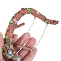 Resin Fairytale Garden Swing Garden Figurines Decoration